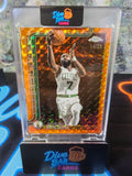 Jaylen Brown 2025-26 Topps Chrome Orange Refractor SN25 Raw Card – Boston Celtics