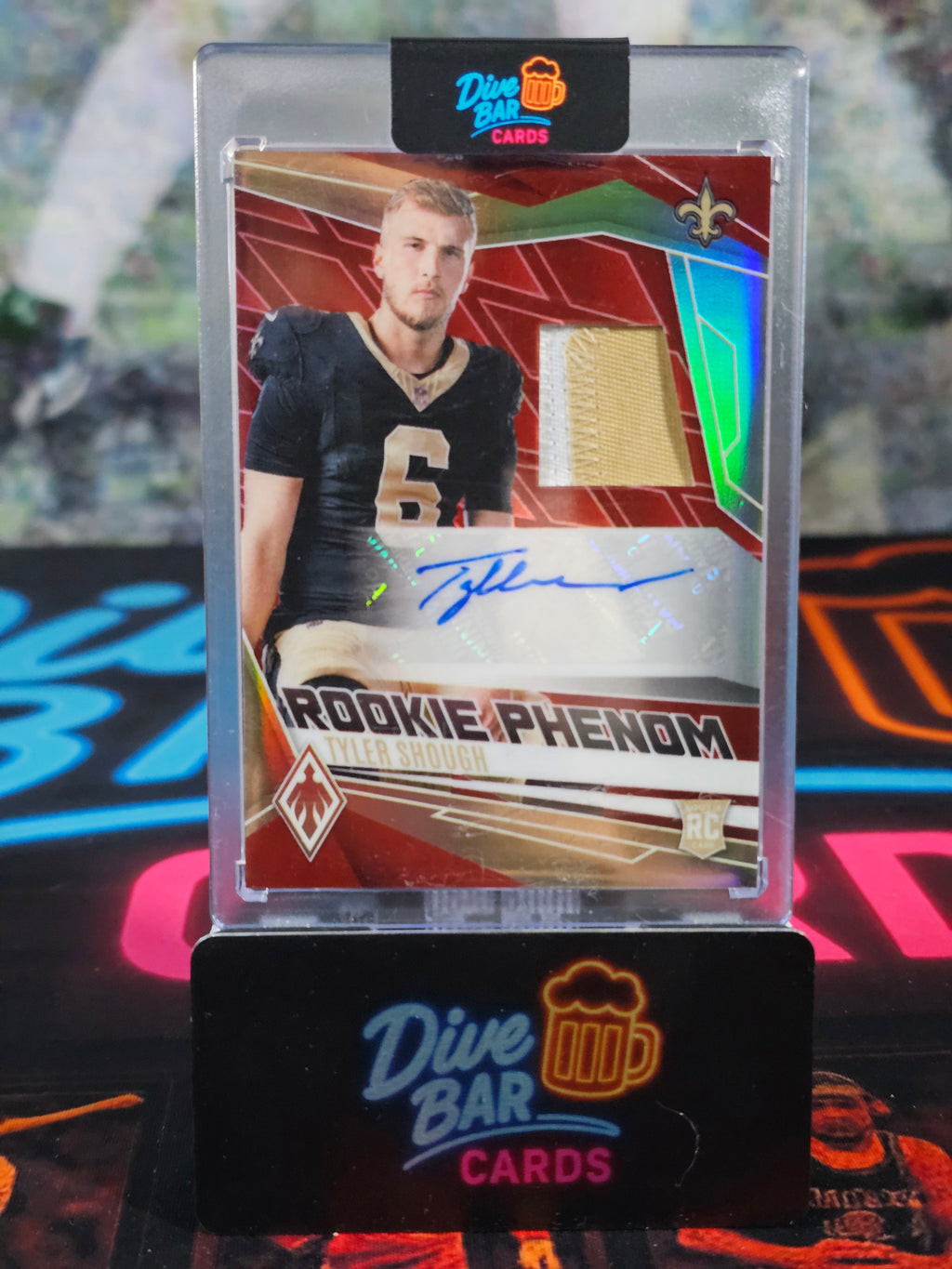 2025 Prizm Phoenix - Rookie Phenoms Jersey Autographs Red Prizm Tyler Shough