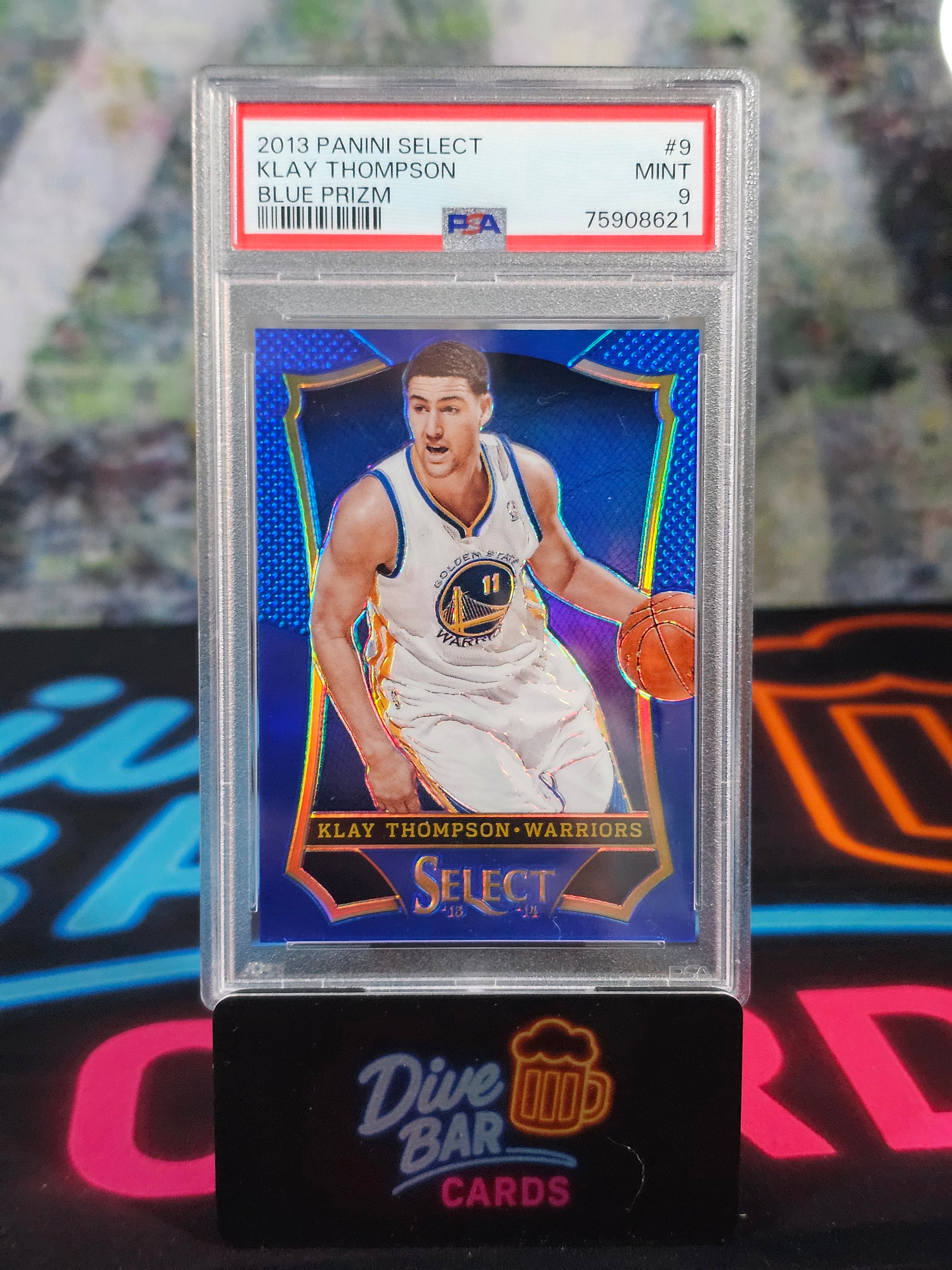 KLAY THOMPSON 2013 PSA 9 ROOKIE CARD - GOLDEN STATE WARRIORS COLLECTIBLE
