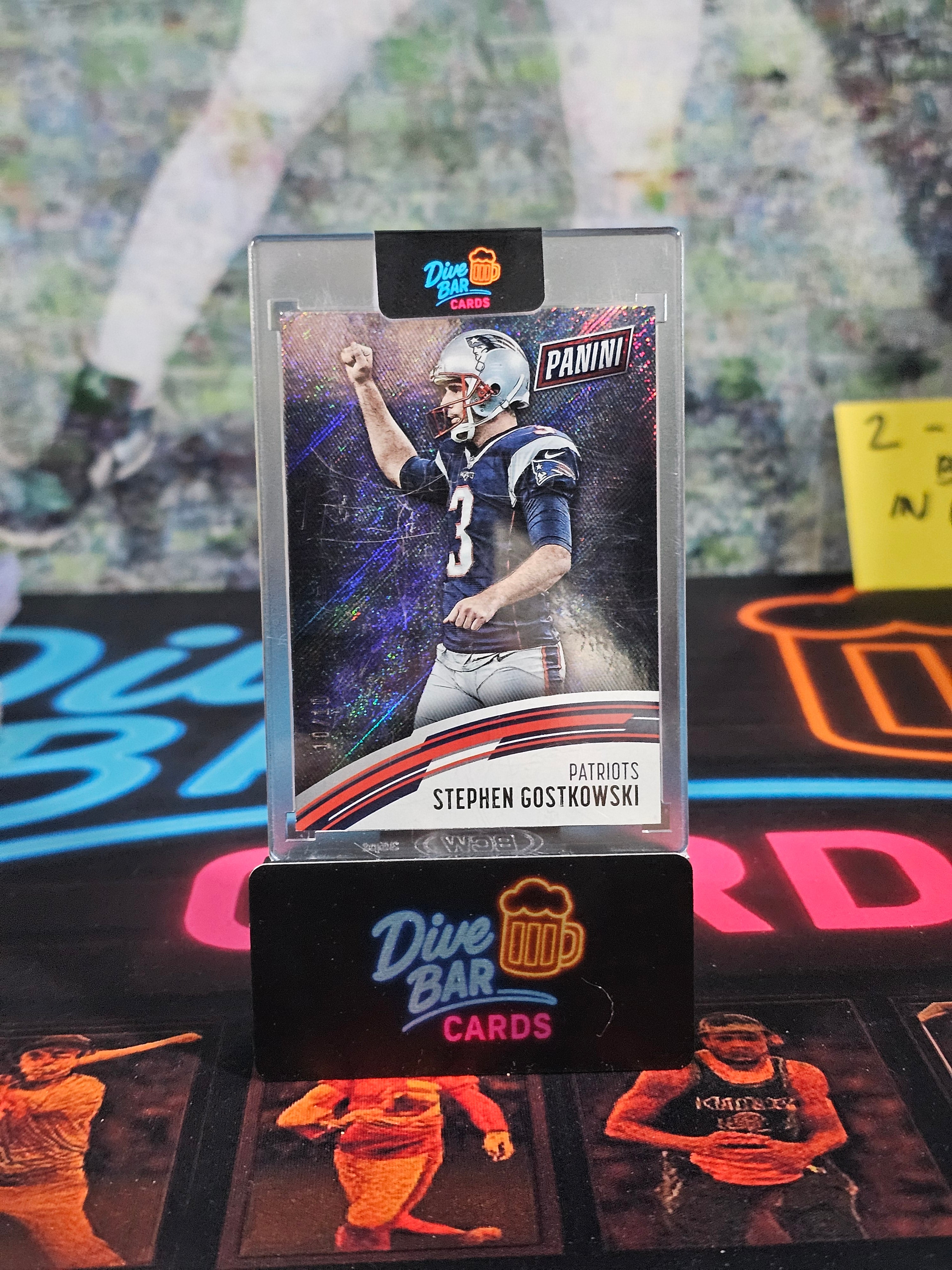 Stephen Gostkowski 2016 Panini Patriots Football Card - Raw Condition