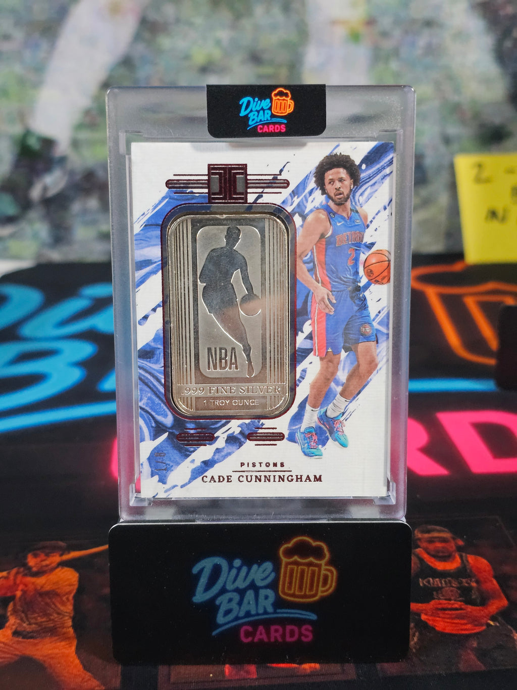 2023 Panini 2023-24 Panini Impeccable - Silver NBA Logo International Cade Cunningham