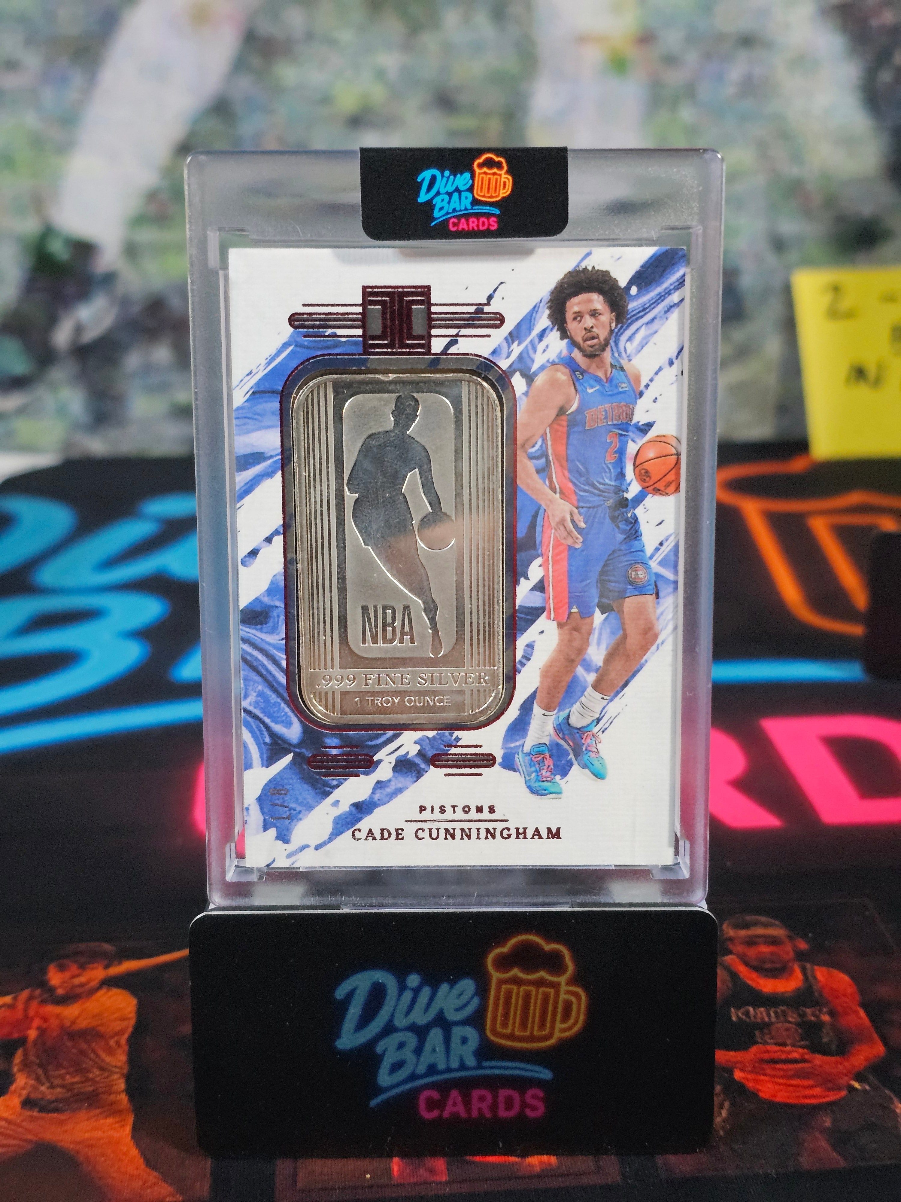 2023 Panini 2023-24 Panini Impeccable - Silver NBA Logo International Cade Cunningham