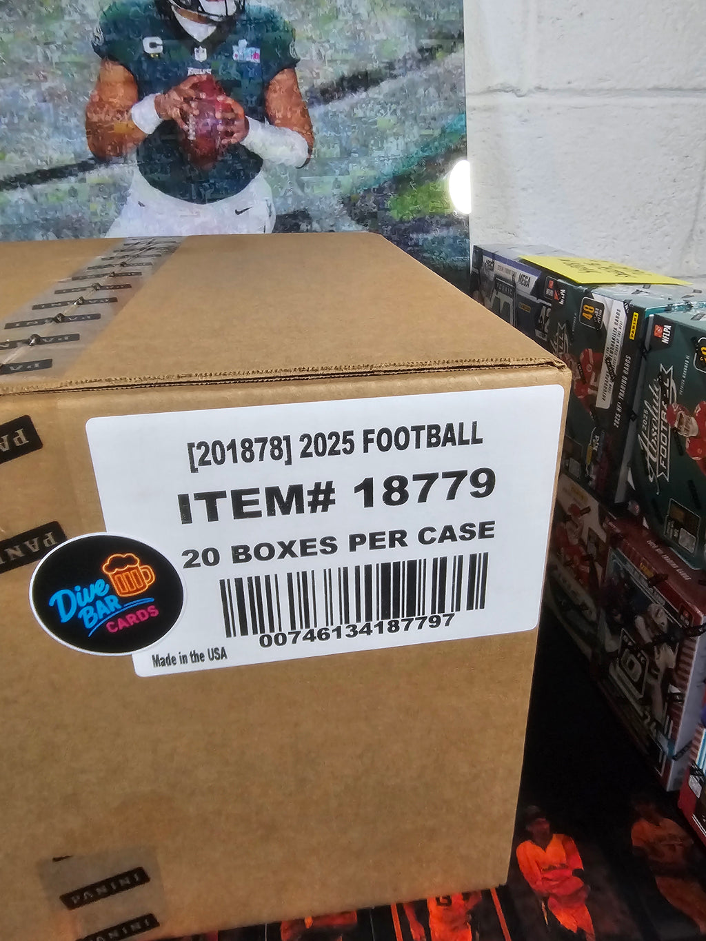2025 Prizm Football Mega Hobby Sealed Case- 5 Box Break  -- 32-Spot Break-- 1 Random Spot