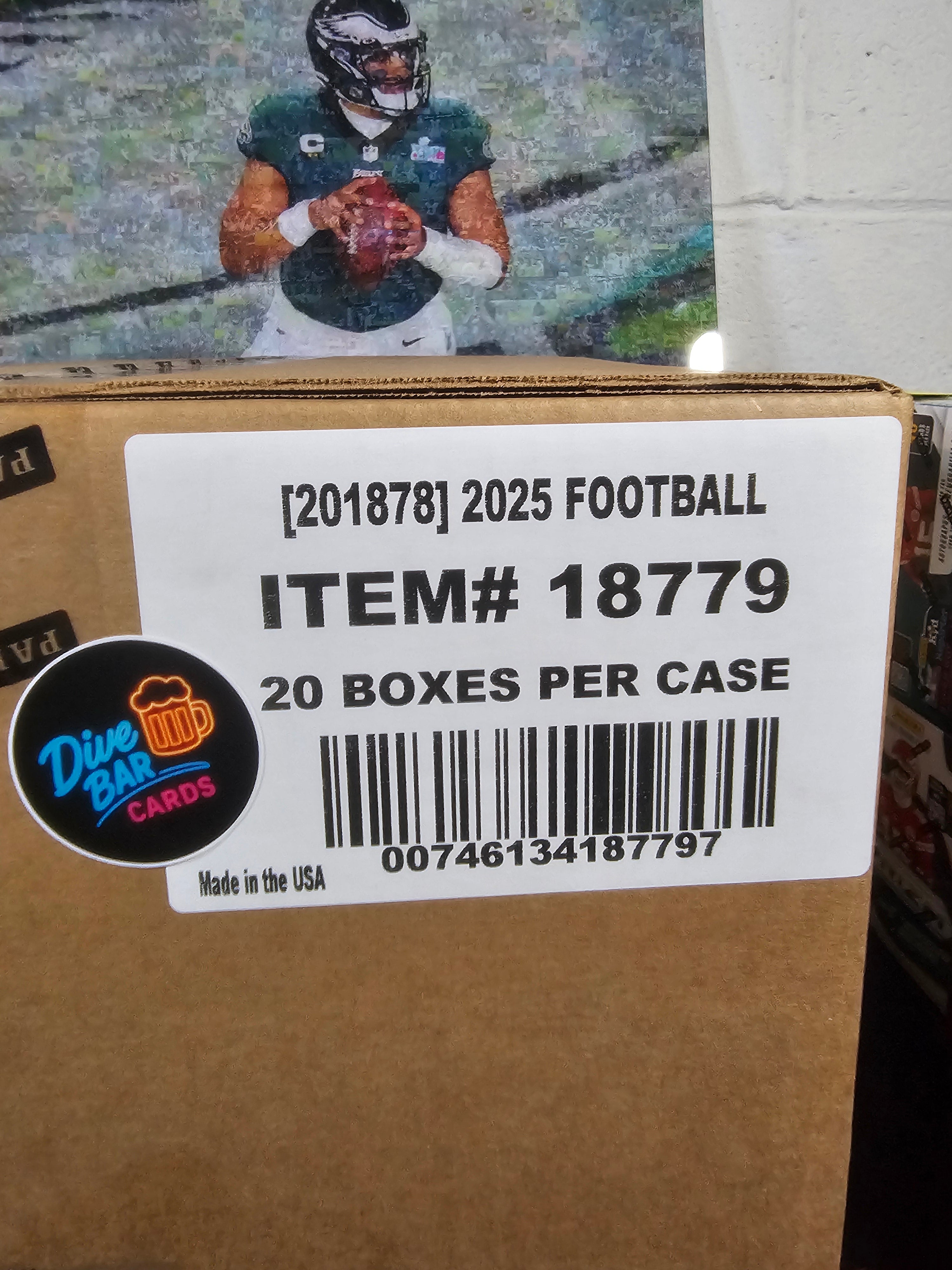 2025 Prizm Football Mega Hobby Sealed Case- 5 Box Break  -- 32-Spot Break-- 1 Random Spot
