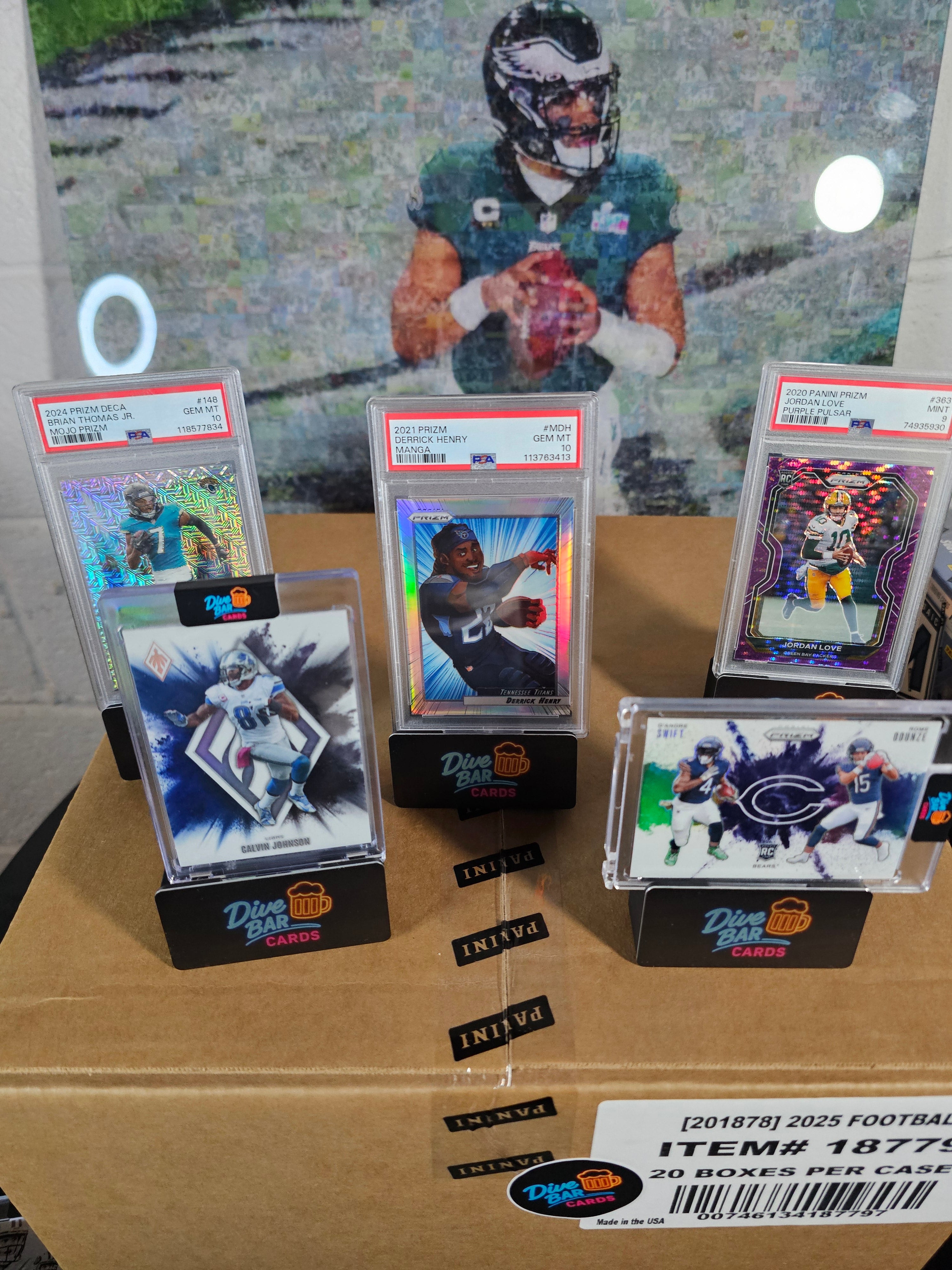 2025 Prizm Football Mega Hobby Sealed Case- 5 Box Break  -- 32-Spot Break-- 1 Random Spot