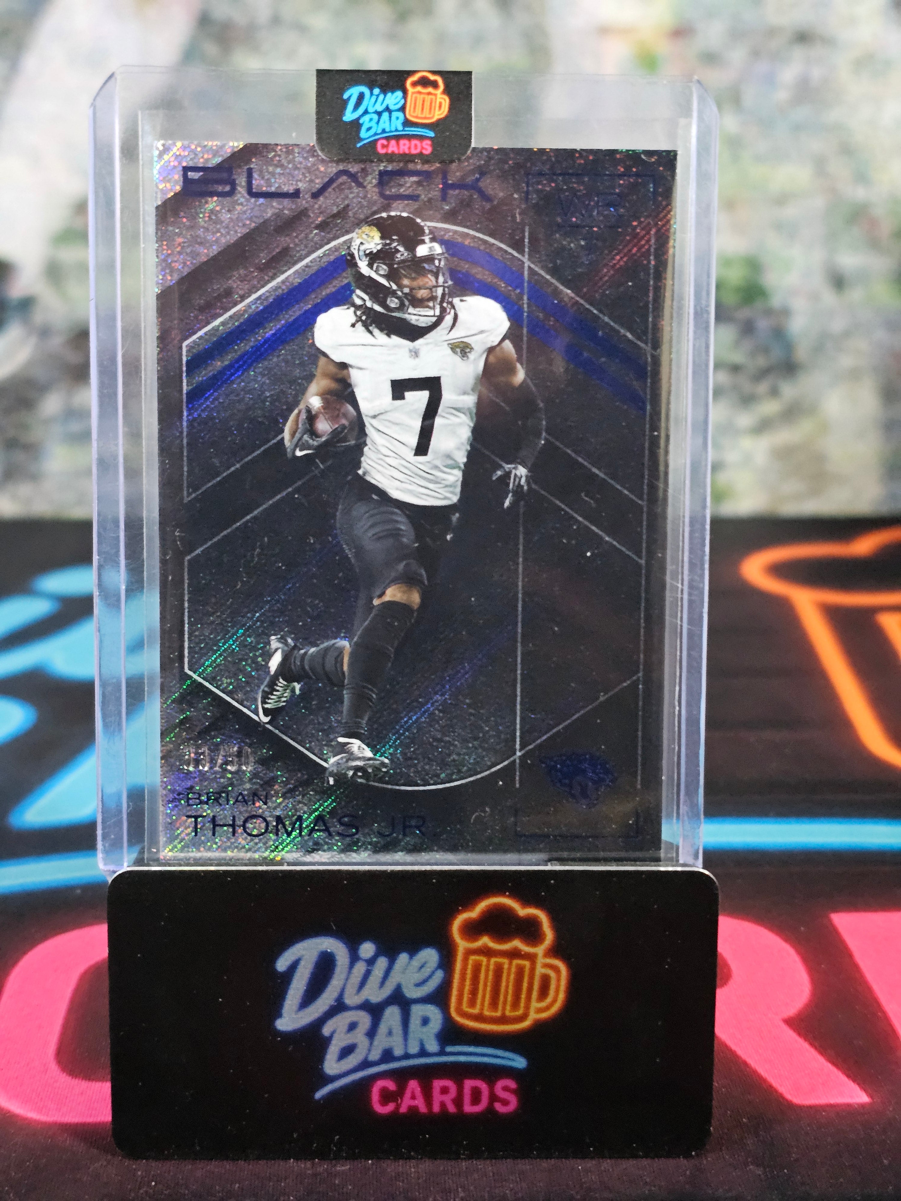 2025 Panini Black Sapphire Brian Thomas Jr. Rookie Card - Jacksonville Jaguars