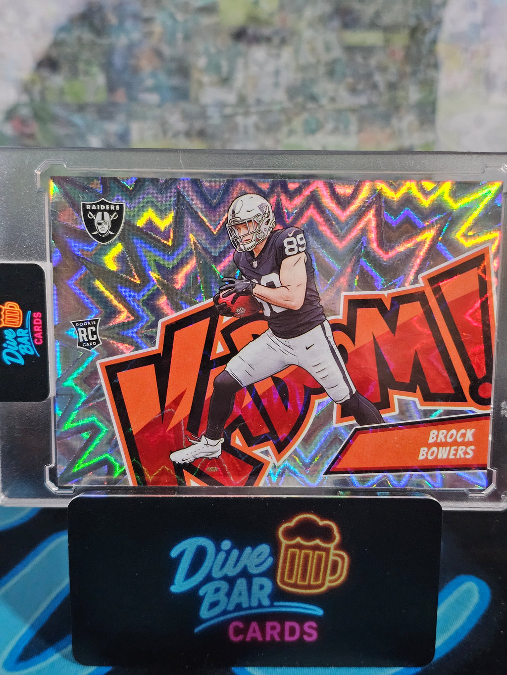 2024 Panini Kaboom Brock Bowers Rookie SSP Case Hit Card – Las Vegas Raiders