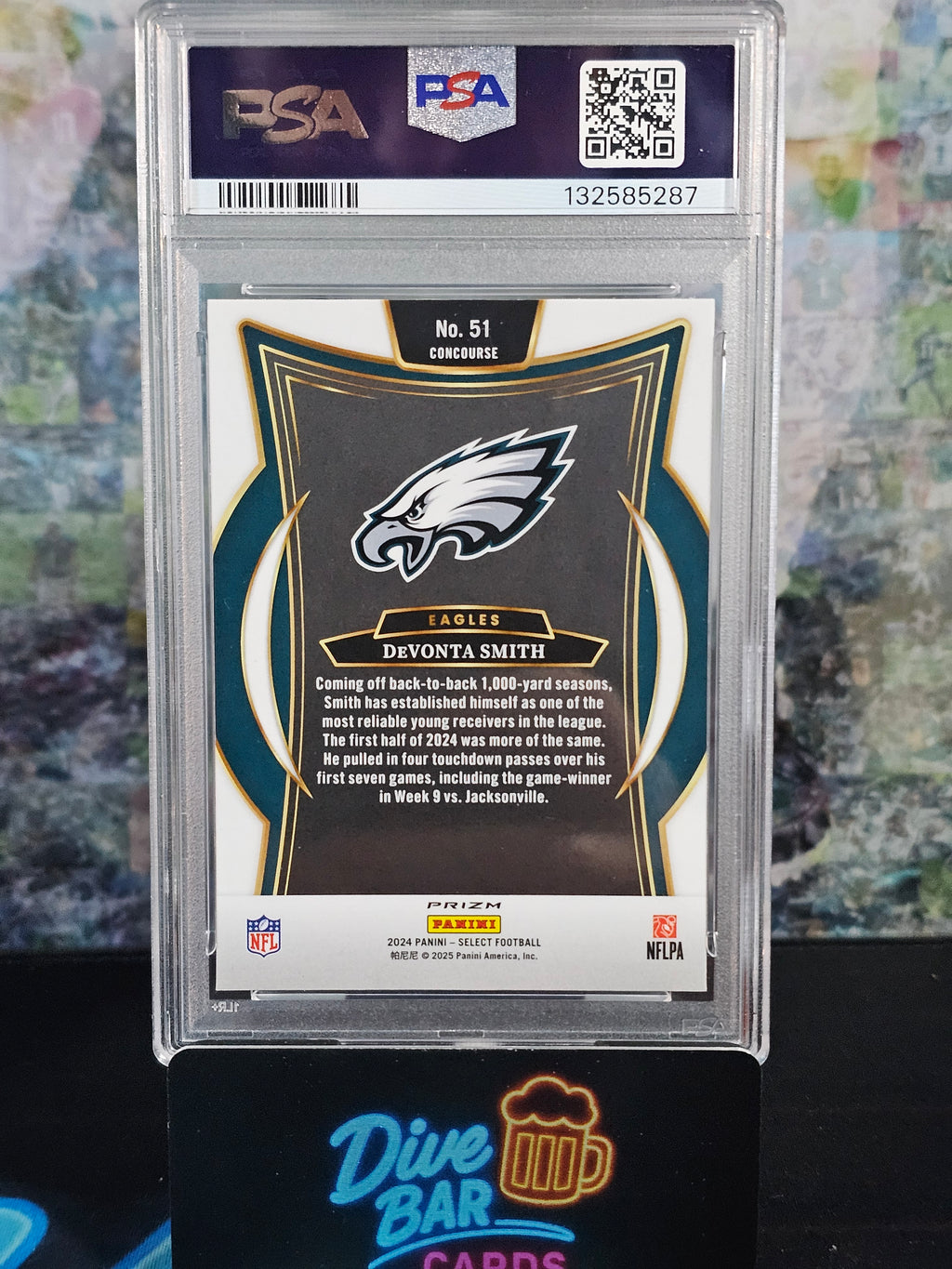 2024 Select 2024 Panini Select - Zebra Prizm Shock DeVonta Smith