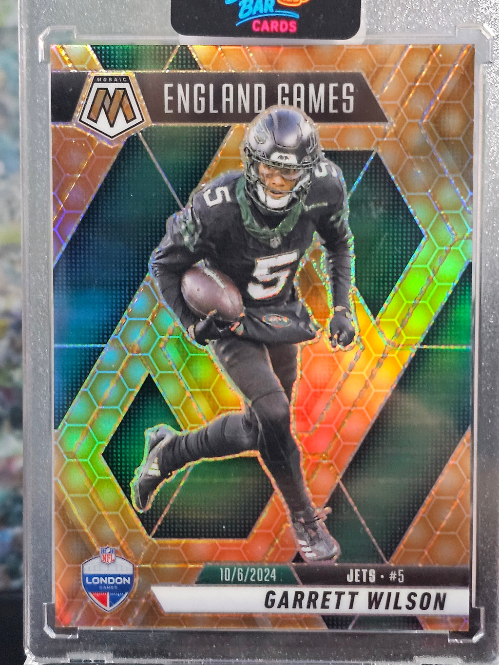 2025 Panini Mosaic Honeycomb Garrett Wilson SP Rookie Card - New York Jets