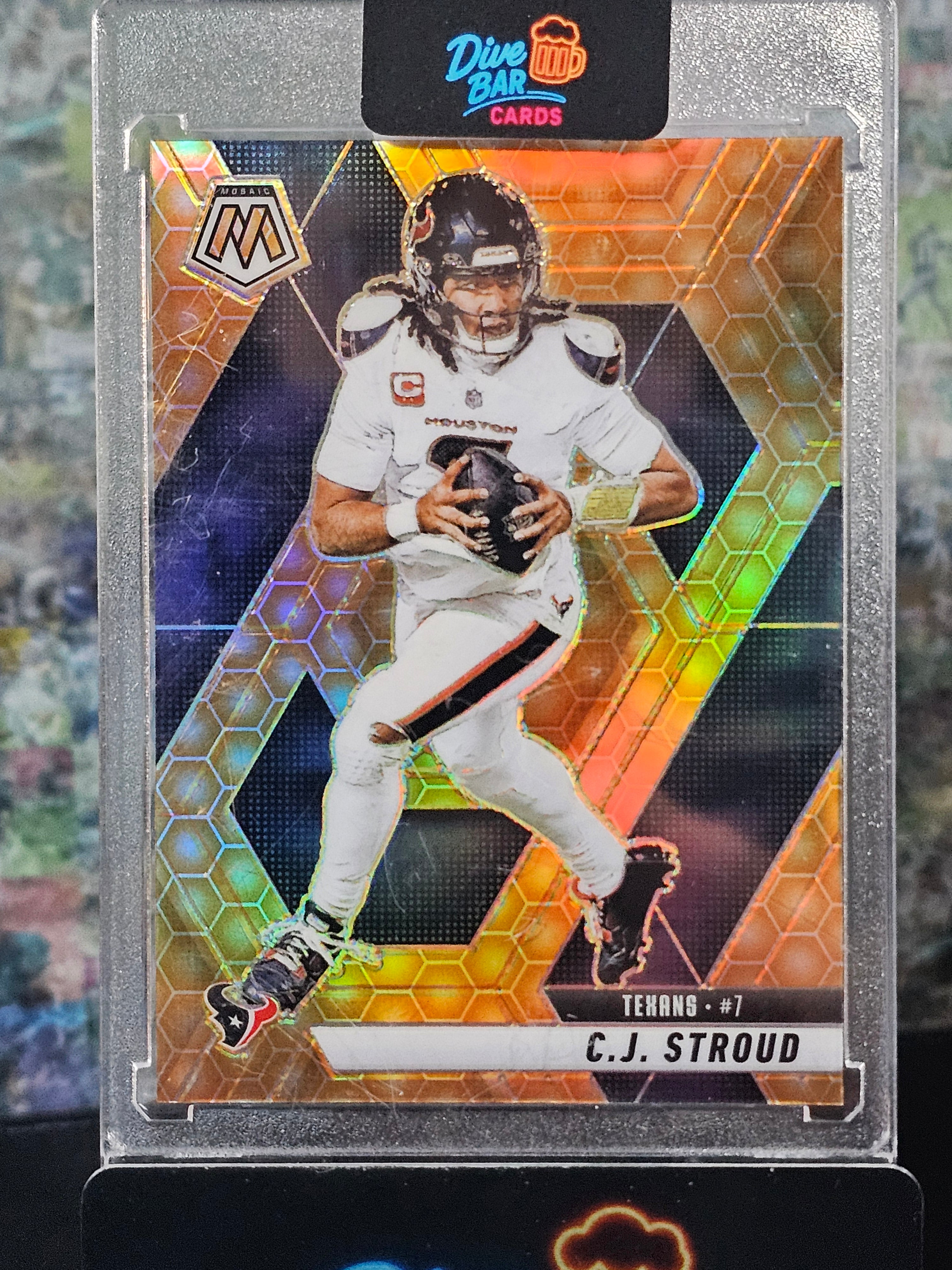 2025 Panini Mosaic Honeycomb C.J. Stroud SP Rookie Card - Raw Condition