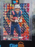 2025 Panini Mosaic Camo Red TreVeyon Henderson Rookie Card - Raw NFL Card