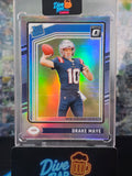 Drake Maye 2024 Donruss Optic Holo Rookie Card - Patriots Holographic Parallel