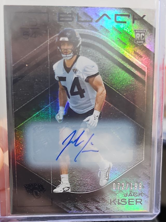 2025 Panini 2025 Panini Black - Rookies Autographs Jack Kiser