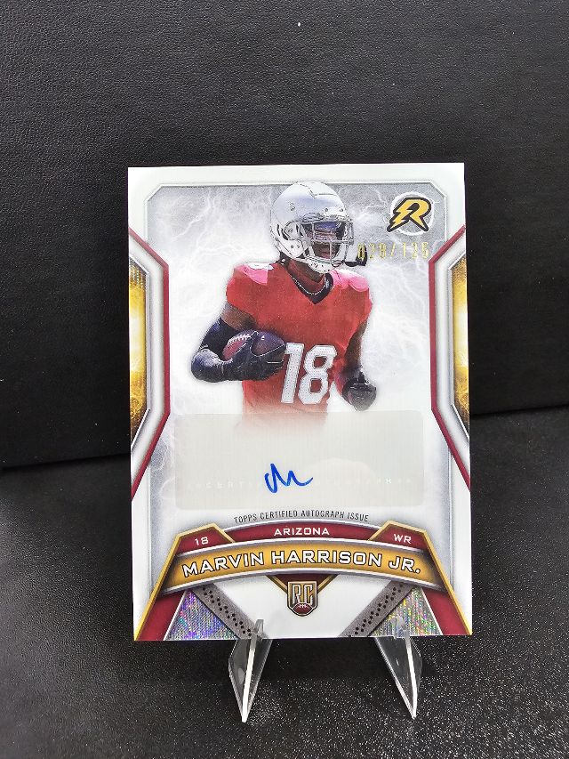 2024 Topps 2024 Topps Resurgence - Resurgence Rookie Signatures White Surge Marvin Harrison Jr.